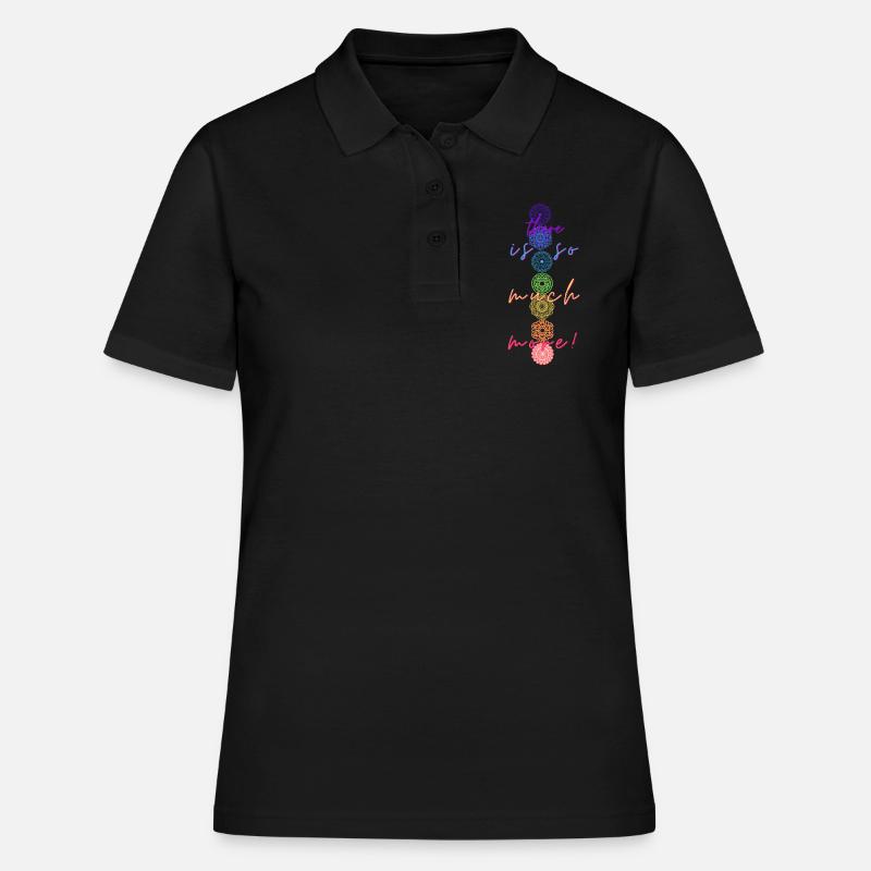 there is so much more! - Women's Polo Shirt - black
