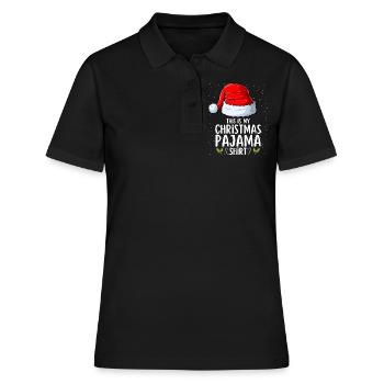 Pyjama de Noël Pyjama Chemise de nuit - Polo Femme - noir - Devant - Ailine (174cm)