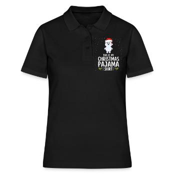 Pyjama de Noël Pyjama Chemise de nuit - Polo Femme - noir - Devant - Ailine (174cm)
