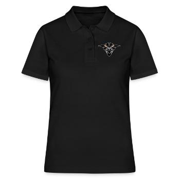 BIONIC DEVIL CAT - Polo Femme - noir - Devant - Ailine (174cm)