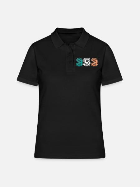 TEAM 353 IRLANDE - Polo Femme - noir
