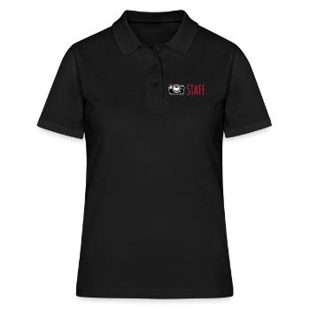 Cooles Design für Fotoshooting Team - Frauen Polo Shirt - Schwarz - Vorne - Ailine (174cm)