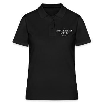 small dick club geschenk jga hen night junggeselle - Frauen Polo Shirt - Schwarz - Vorne - Ailine (174cm)