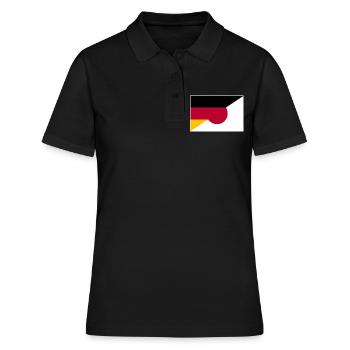 Allemagne Japon Double nationalité - Polo Femme - noir - Devant - Ailine (174cm)