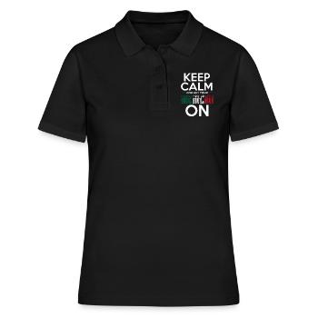 Cadeau de la nation mexicaine mexicaine - Polo Femme - noir - Devant - Ailine (174cm)