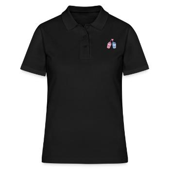 Thé à bulles - Polo Femme - noir - Devant - Ailine (174cm)