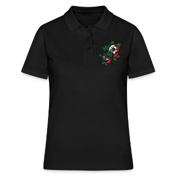 Cadeau de la nation mexicaine mexicaine - Polo Femme - noir - Devant - Ailine (174cm)