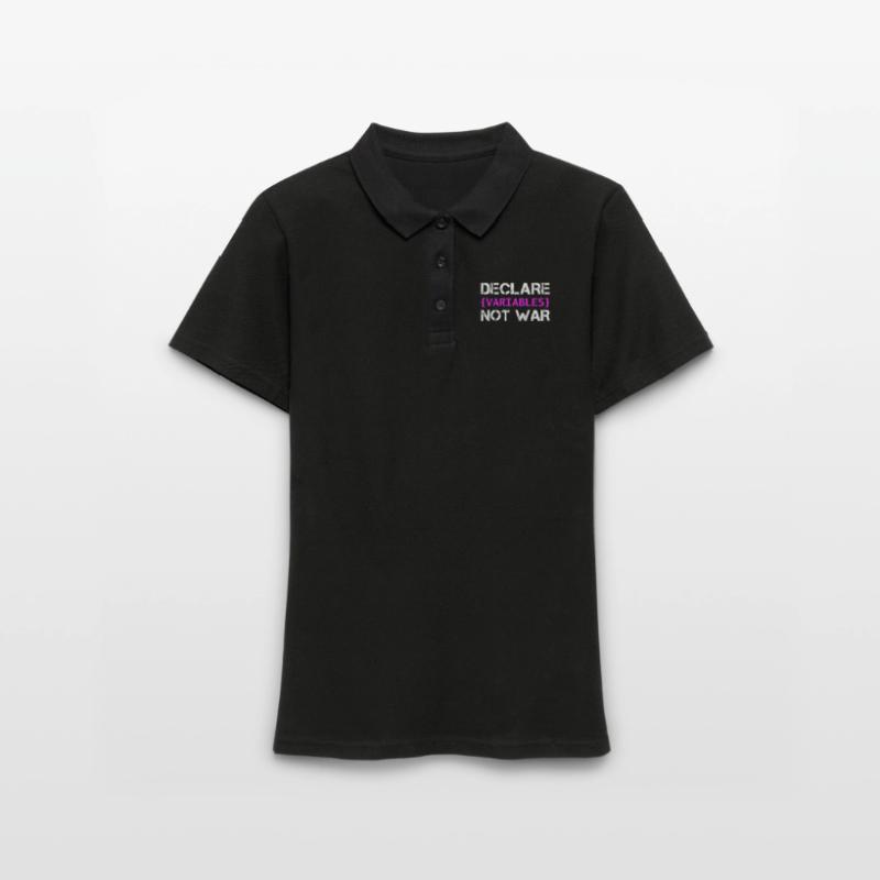 Hacker Coder Computerfreak Nerd Hacking Geschenk Frauen Polo Shirt