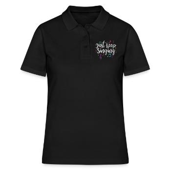 Singer - Women's Polo Shirt - black - Front - Ailine (174cm)