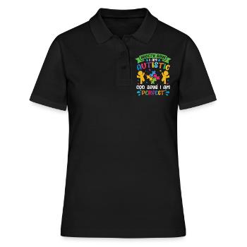 Autism - Women's Polo Shirt - black - Front - Ailine (174cm)