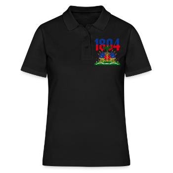 Vacances Haïti Caraïbes - Polo Femme - noir - Devant - Ailine (174cm)