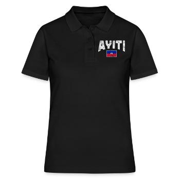 Haïti - Polo Femme - noir - Devant - Ailine (174cm)