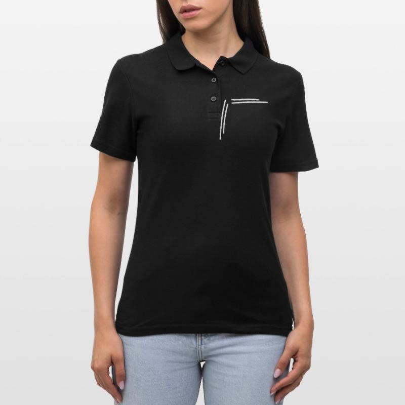 angular frame corner Vector Women's Polo Shirt