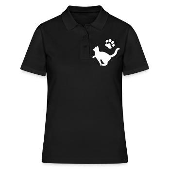 Chat Animal de compagnie - Polo Femme - noir - Devant - Ailine (174cm)