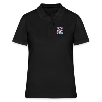 Bulles de rêve - Polo Femme - noir - Devant - Ailine (174cm)
