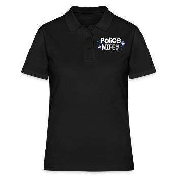 Costume d’uniforme de policier - Polo Femme - noir - Devant - Ailine (174cm)