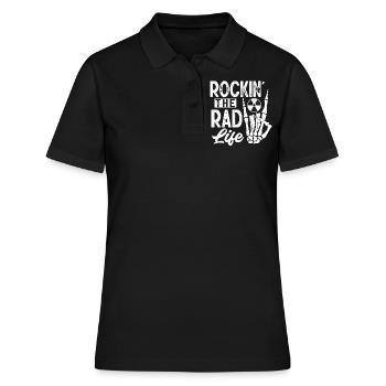 RAD -Technologie, Radiologe - Frauen Polo Shirt - Schwarz - Vorne - Ailine (174cm)