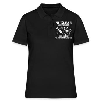 NUC Med Squad, Nuclear Medicine - Women's Polo Shirt - black - Front - Ailine (174cm)