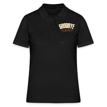 Régime Keto, régime sans glucides, céto - Polo Femme - noir - Devant - Ailine (174cm)