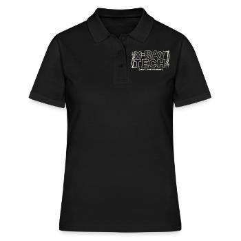 Xray Tech, Xray -Techniker - Frauen Polo Shirt - Schwarz - Vorne - Ailine (174cm)