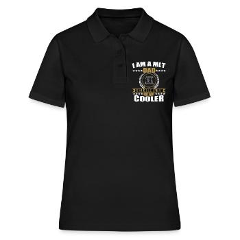 Mlt Dad Outfit Medical Lab Technician - Women's Polo Shirt - black - Front - Ailine (174cm)