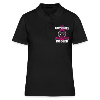 Cappuccino Mama Design - Polo Femme - noir - Devant - Ailine (174cm)