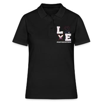 Infirmière en chirurgie plastique - Polo Femme - noir - Devant - Ailine (174cm)