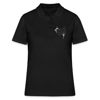Let's Dance - Dancing T-Shirt - Frauen Polo Shirt - Schwarz - Vorne - Ailine (174cm)