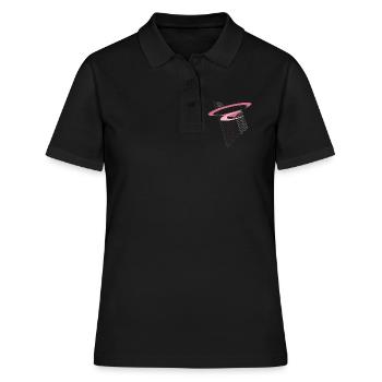 Flotter de la modernité - Polo Femme - noir - Devant - Ailine (174cm)