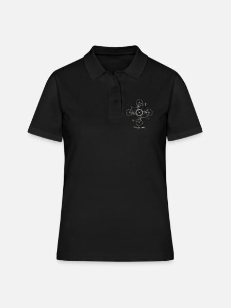 Kreislaufnetz Erneuerbare Energien - Frauen Polo Shirt - Schwarz