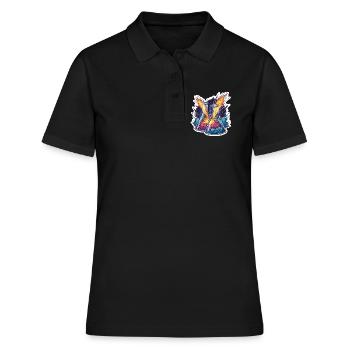 Lab Geek Educational Quadrantid Meteor Shower Expe - Women's Polo Shirt - black - Front - Ailine (174cm)