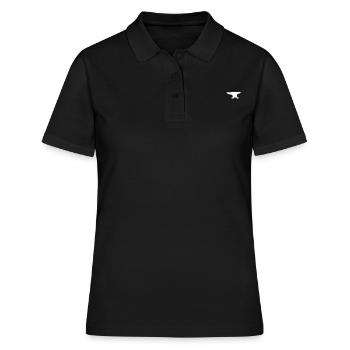Amboss - Frauen Polo Shirt - Schwarz - Vorne - Ailine (174cm)