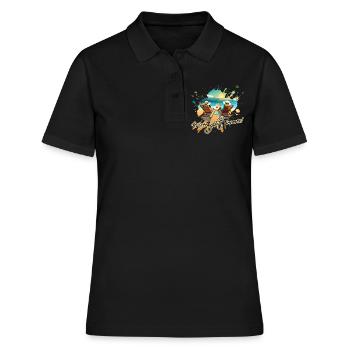 The sea is always good - Women's Polo Shirt - black - Front - Ailine (174cm)
