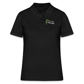 Sopran aus Leidenschaft - Frauen Polo Shirt - Schwarz - Vorne - Ailine (174cm)