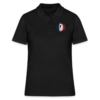Cadeau Du Biathlon Pour Les Amateurs De Sports - Polo Femme - noir - Devant - Ailine (174cm)