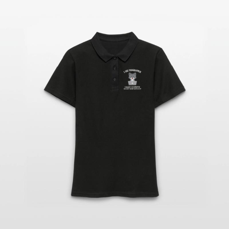 I Are Programmer Cat Softwareentwickler Coder Frauen Polo Shirt