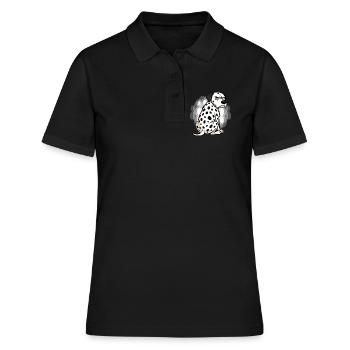 Dalmatians Dalmatian Keepers Dalmatian Owners - Women's Polo Shirt - black - Front - Ailine (174cm)