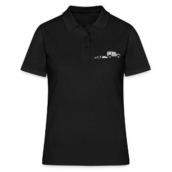 Evolution Landi 2 - Frauen Polo Shirt - Schwarz - Vorne - Ailine (174cm)