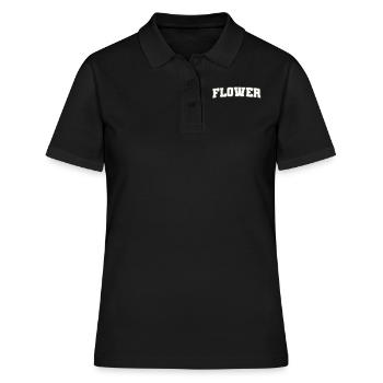 fleur - Polo Femme - noir - Devant - Ailine (174cm)