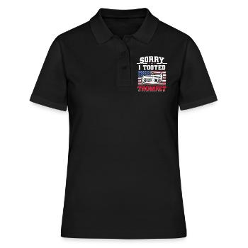 Jazz Marching Band Trompetenspieler - Frauen Polo Shirt - Schwarz - Vorne - Ailine (174cm)