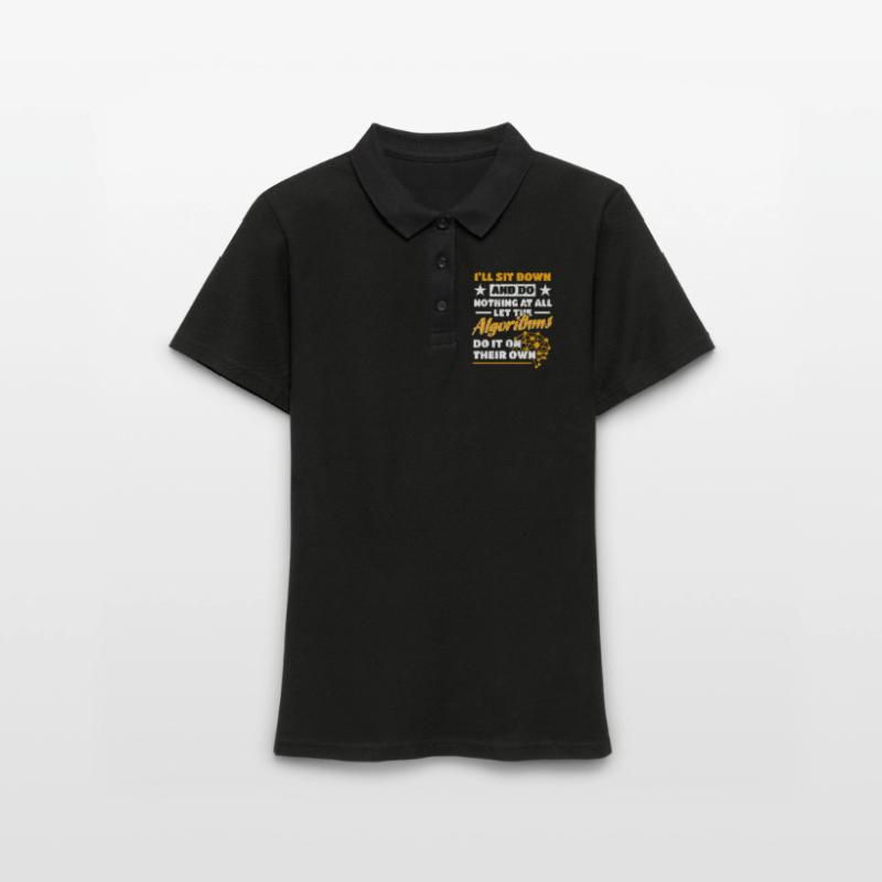 Algorithms Computer Programmer Robot Engineer Women's Polo Shirt