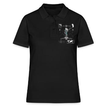 Kiteboarder - Polo Femme - noir - Devant - Ailine (174cm)