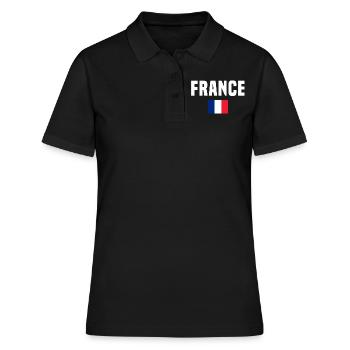 France, France - Polo Femme - noir - Devant - Ailine (174cm)