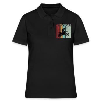 Motocross motocross - Polo Femme - noir - Devant - Ailine (174cm)