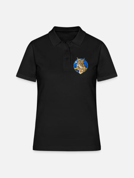 Lynx Wildcat Freedom - Women's Polo Shirt - black