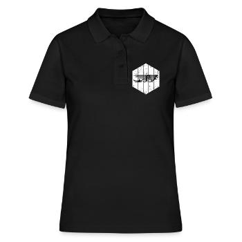 Compétition de triathlon - Polo Femme - noir - Devant - Ailine (174cm)