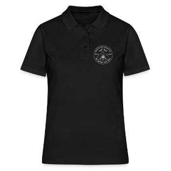 Emblème original de la grille tactique - Polo Femme - noir - Devant - Ailine (174cm)