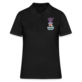 Futur propriétaire d’un PDG de petite entreprise - Polo Femme - noir - Devant - Ailine (174cm)