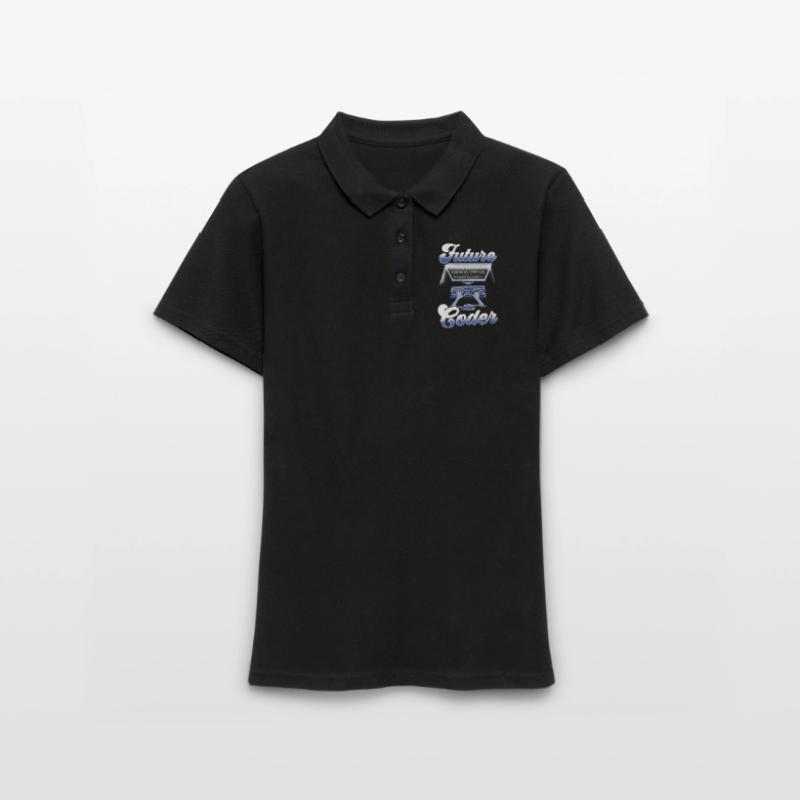 Future Coder Code Programmer Coding Women's Polo Shirt