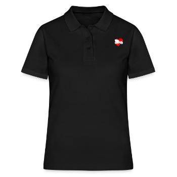 CEMENT MIXER HEART HEARTBEAT CEMENT MIXER LOVER - Polo Femme - noir - Devant - Ailine (174cm)